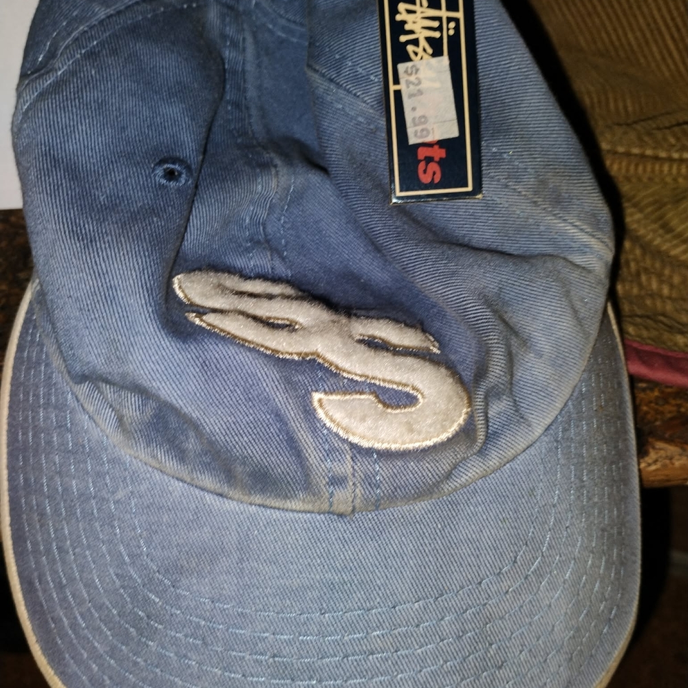 Stussy Blue Cap with White Logo